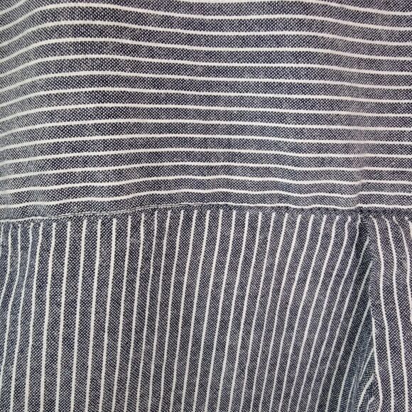 Ellos Striped Blue Cotton Tunic Top Size 2x - Picture 6 of 8